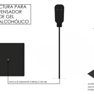 Dispensador de gel hidroalcóholico - Olinco Global Solutions